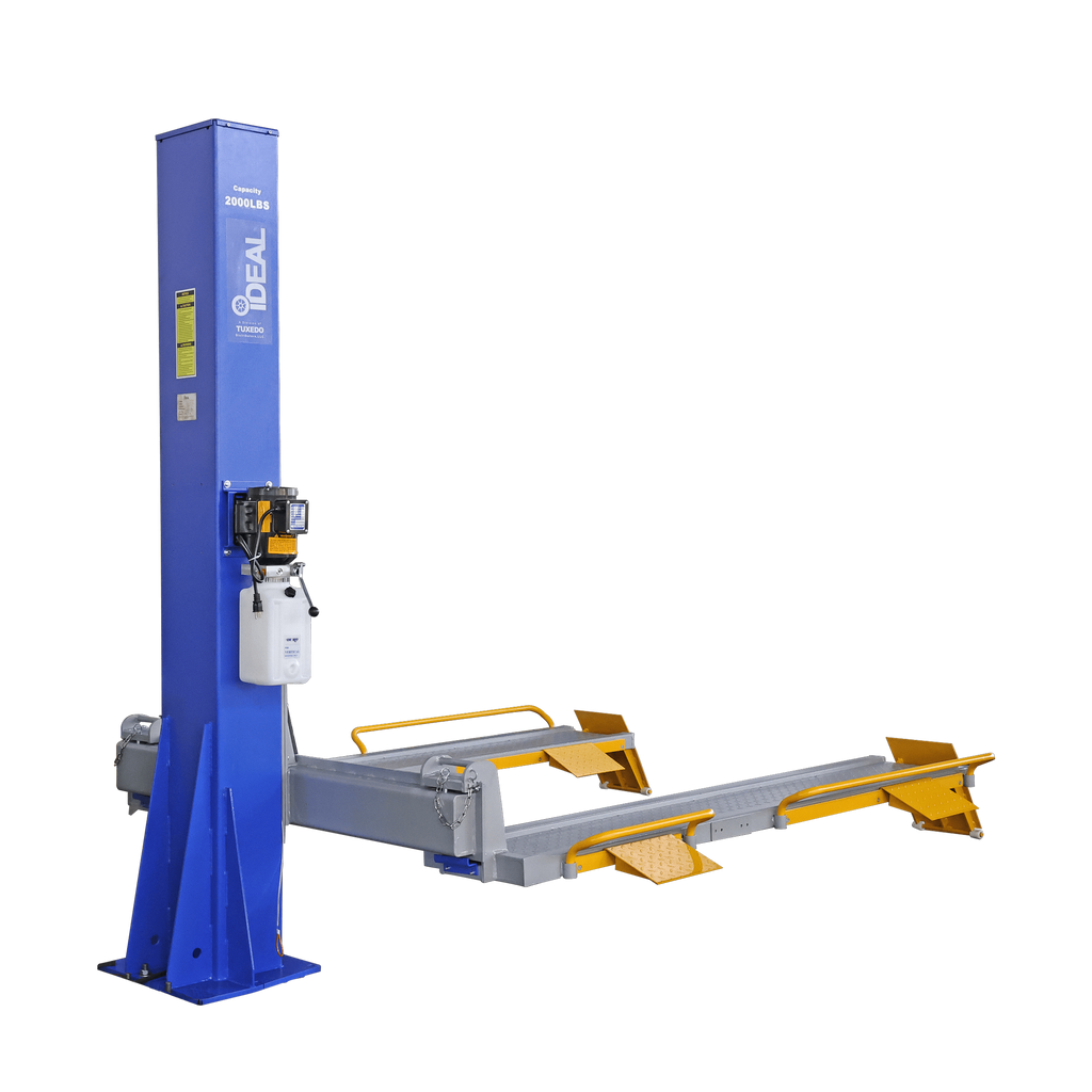iDEAL SC-2K-UTV-X 2,000 lb Single-Column Multi-Use Lift for ATVs, UTVs, Golf Carts & Riding/Zero-Turn Mowers