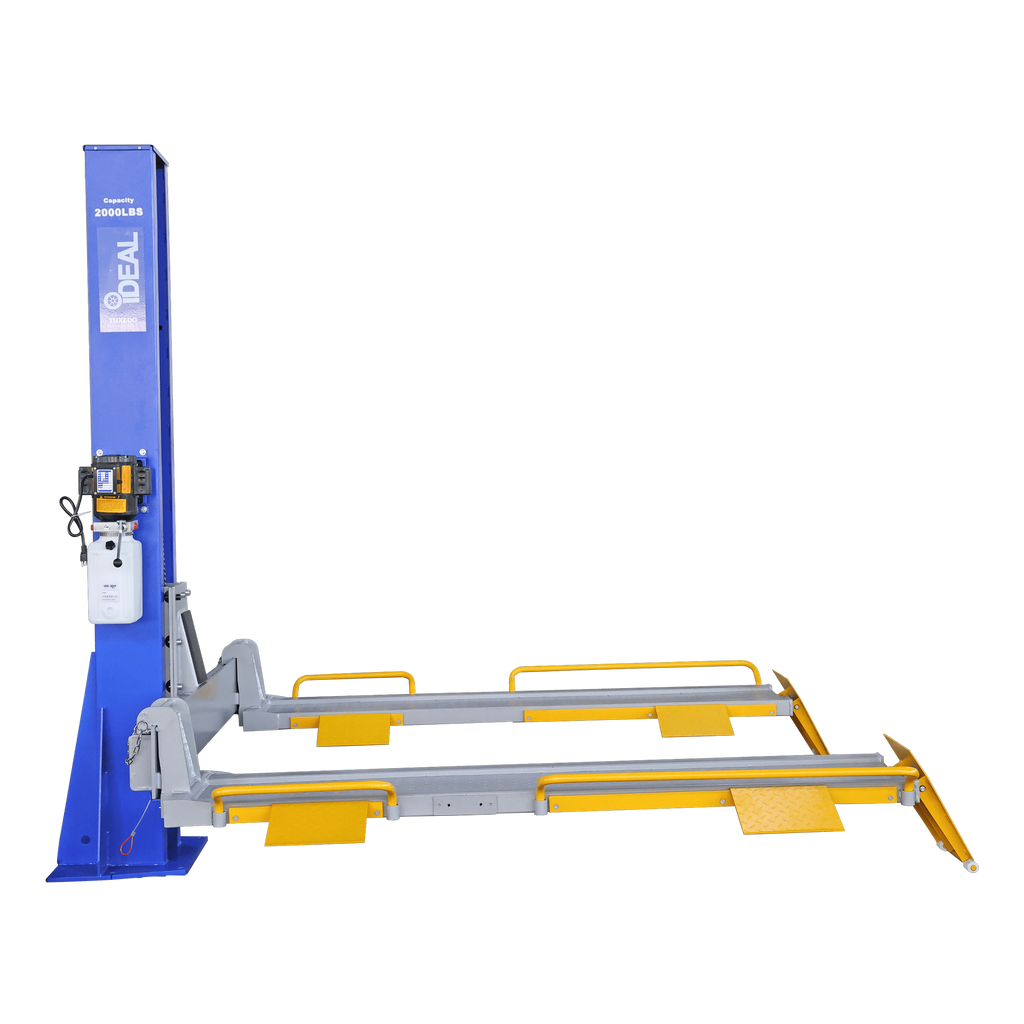 iDEAL SC-2K-UTV-X 2,000 lb Single-Column Multi-Use Lift for ATVs, UTVs, Golf Carts & Riding/Zero-Turn Mowers