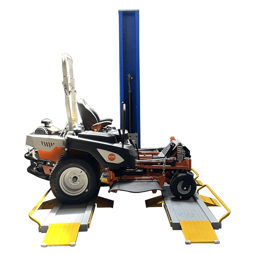 iDEAL SC-2K-UTV-X 2,000 lb Single-Column Multi-Use Lift for ATVs, UTVs, Golf Carts & Riding/Zero-Turn Mowers