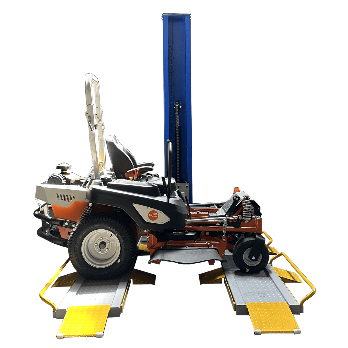 iDEAL SC-2K-UTV-X 2,000 lb Single-Column Multi-Use Lift for ATVs, UTVs, Golf Carts & Riding/Zero-Turn Mowers