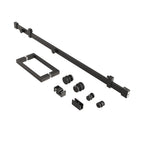 ASTRO 60" Stainless Steel Square Sliding Shower Door System