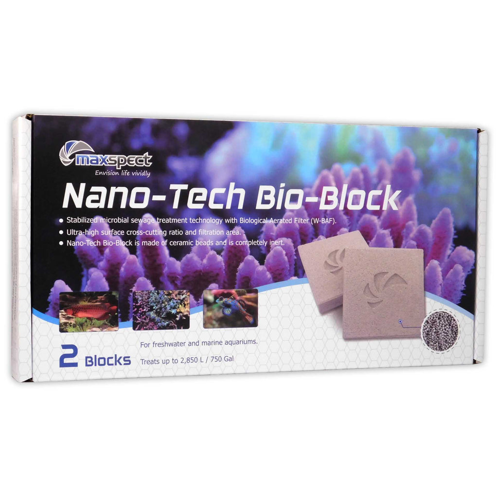 Maxspect Nano-Tech Bio Blocks for Aquariums (2 Pack)