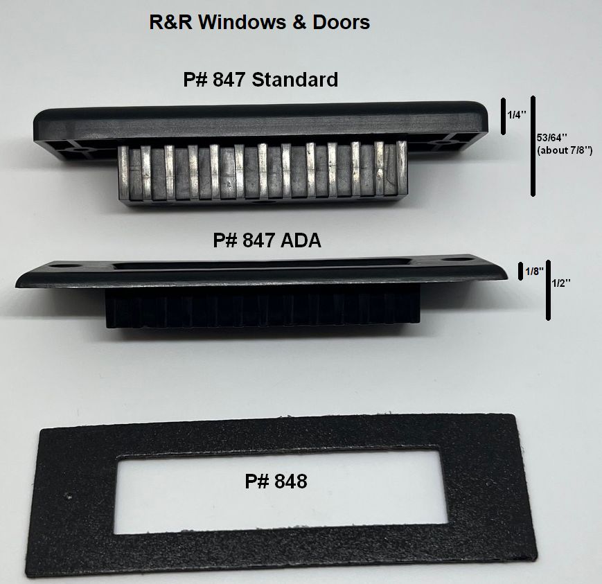 847 - GU Sill Strike Plug and ADA For Swinging Doors