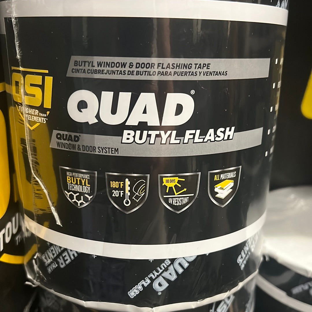 OSI QUAD Butyl Flash window and door flashing tape