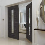 JB Kind Alabama Cinza Dark Grey Glazed Laminate Internal Door - All Sizes
