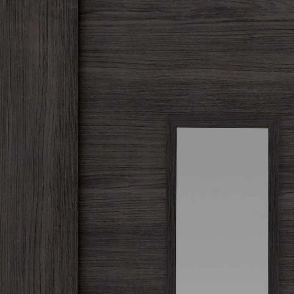 JB Kind Alabama Cinza Dark Grey Glazed Laminate Internal Door - All Sizes