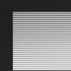 JB Kind Civic Black Reeded Horizontal Glazed Internal Door - All Sizes