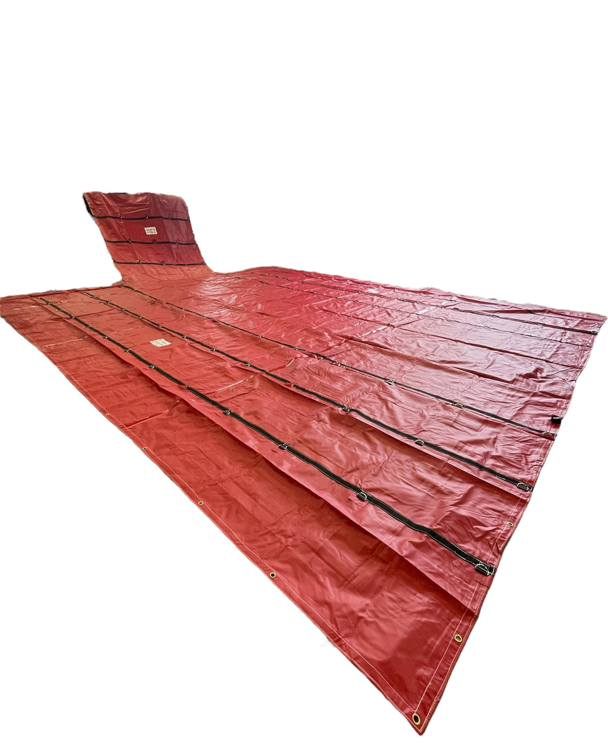8' DROP X 8' W X 27' L RED 18 OZ.