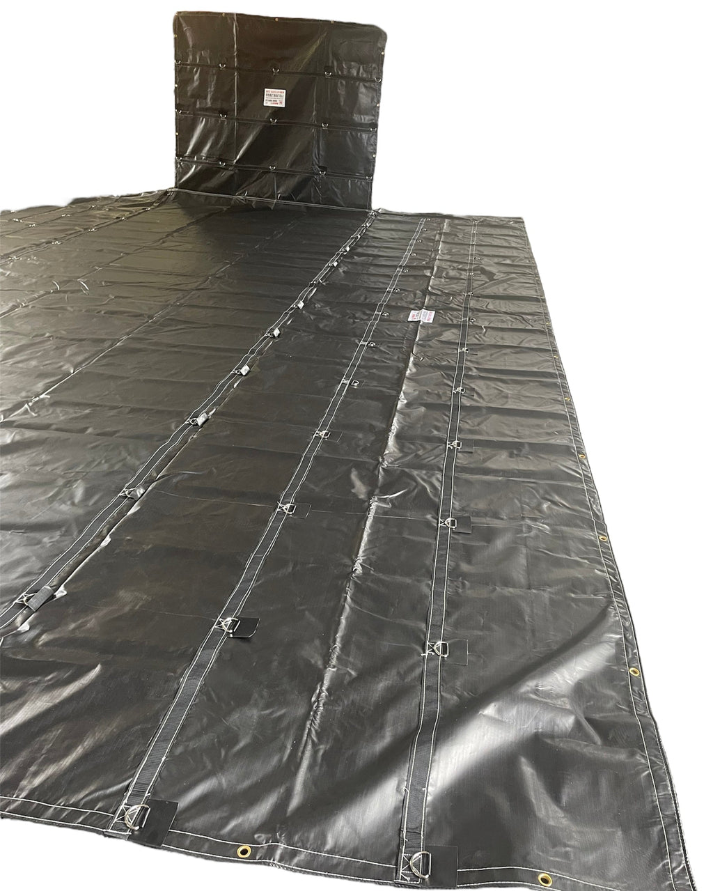 8' DROP X 8' W X 27' L BLACK 18 OZ
