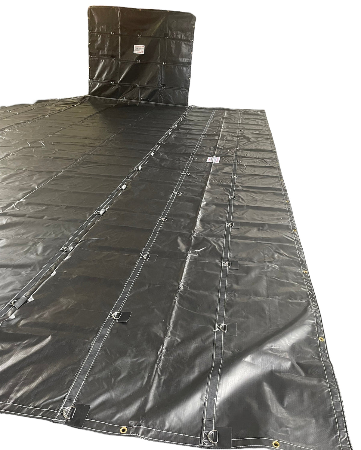 8' DROP X 8' W X 27' L BLACK 18 OZ