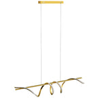 HOMCOM Pendant Light with 3 Colour Temperatures - Gold Tone