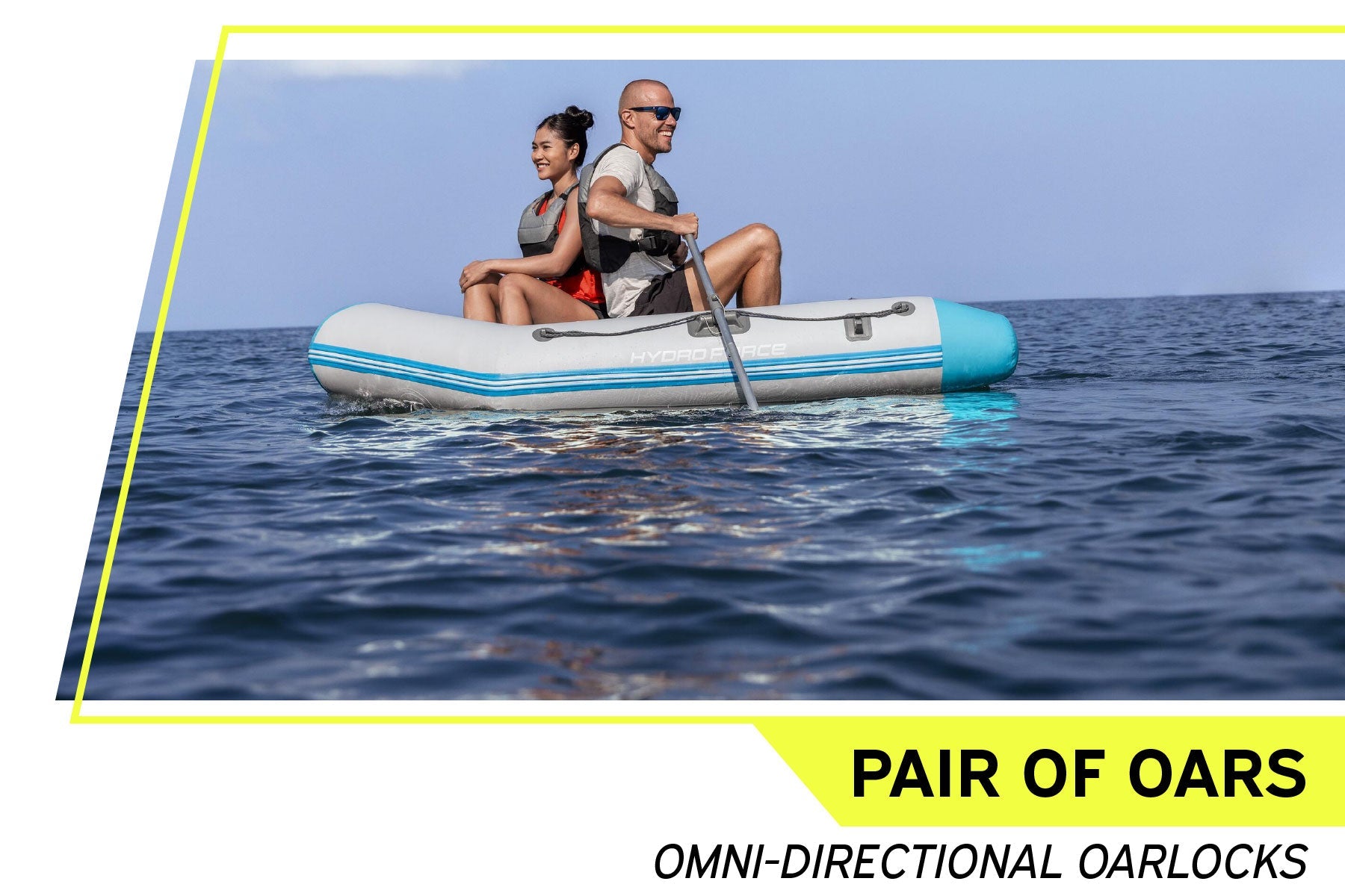 Hydro-Force 2 Person Inflatable Sport Boat Set – Corinth Elite
