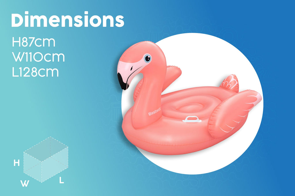 Inflatable Fancy Flamingo Pool Float