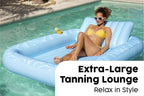 Inflatable Sun-Kissed Tanning Pool Lounge