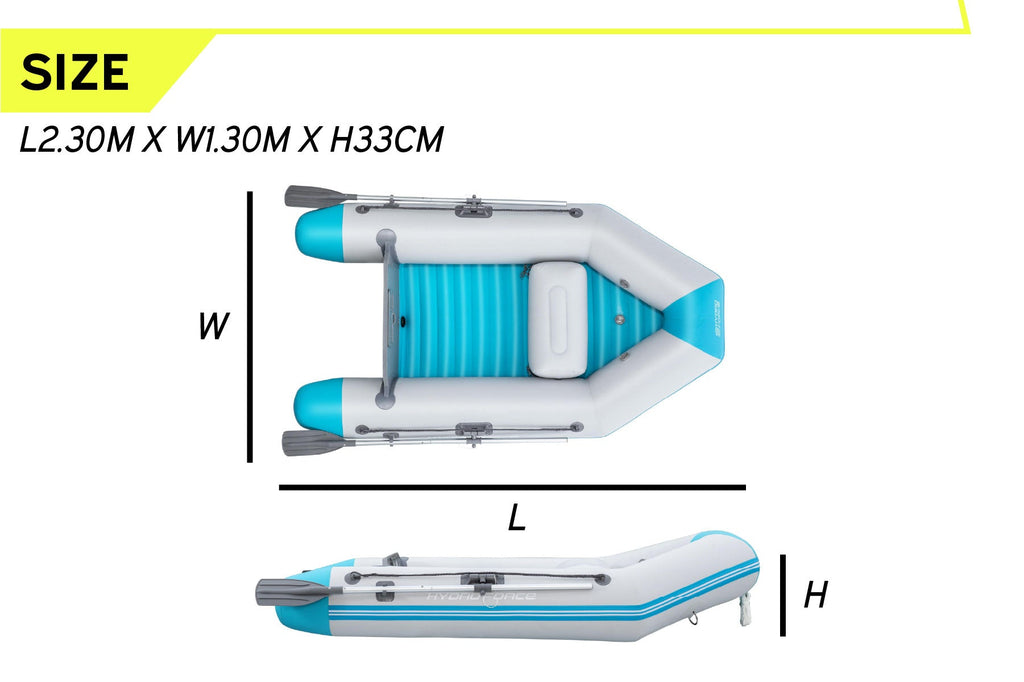 Hydro-Force 2 Person Inflatable Sport Boat Set – Corinth Elite