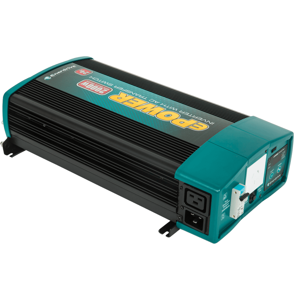 Enerdrive 12V 2000W ePower Pure Sine Wave Inverter w/ RCD & AC Transfer Switch