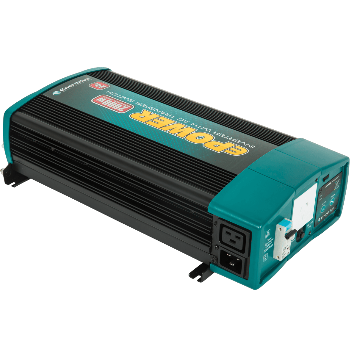 Enerdrive 12V 2000W ePower Pure Sine Wave Inverter w/ RCD & AC Transfer Switch