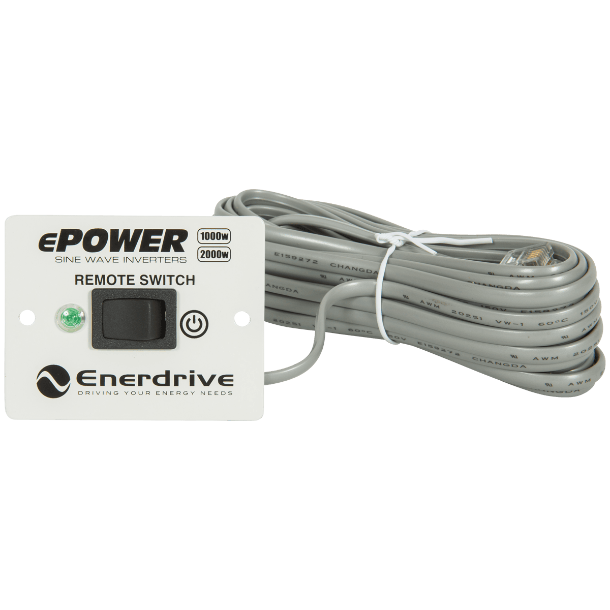 Enerdrive 12V 1000W ePower Pure Sine Wave Inverter w/ Remote