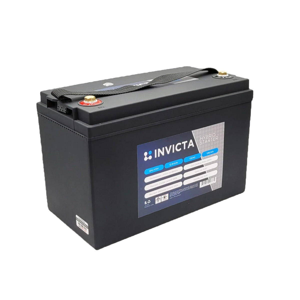 Invicta 12V 100AH 1200CCA Hybrid Lithium H31H (SNLH31H)