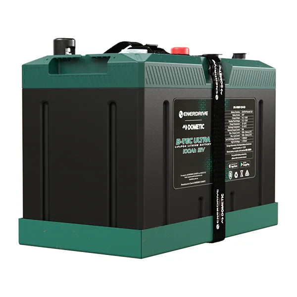 Enerdrive 12V 100Ah B-TEC Ultra IP67 Waterproof Lithium Battery