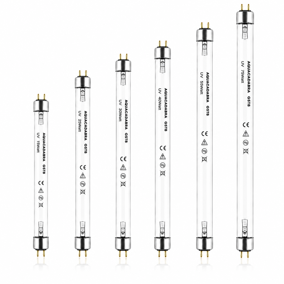 Aquacadabra U.Vanquish T8 UV Replacement Bulb for Pond Clarifiers – 15W to 75W