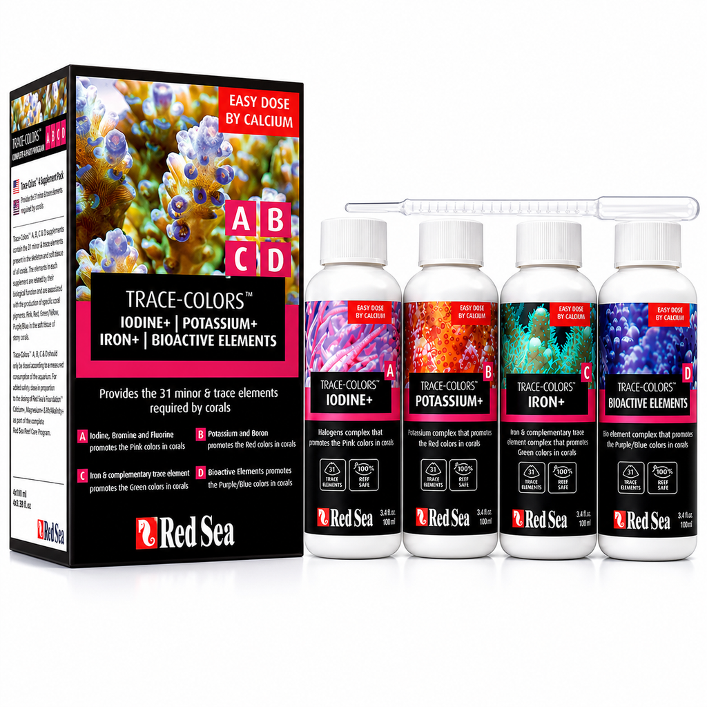 Red Sea Coral Colours 4 x 100ml Complete Set - R22040