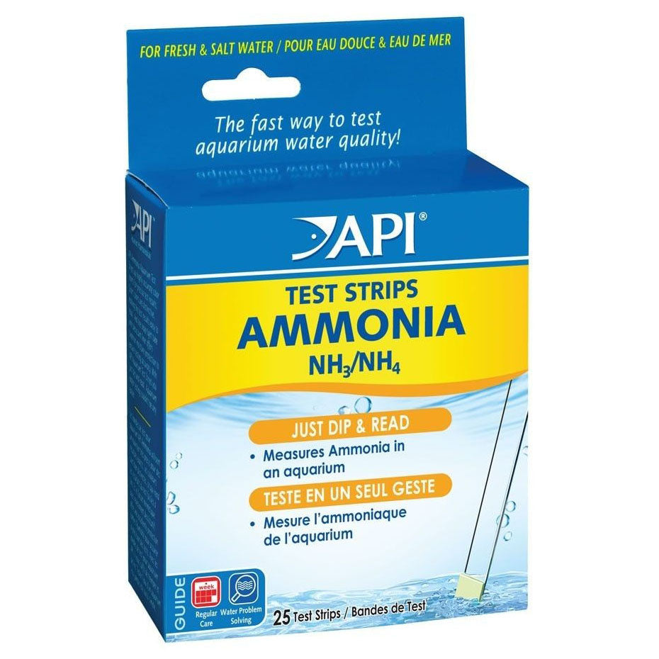 API Ammonia Test Strips 0-6 ppm (25 Pack)