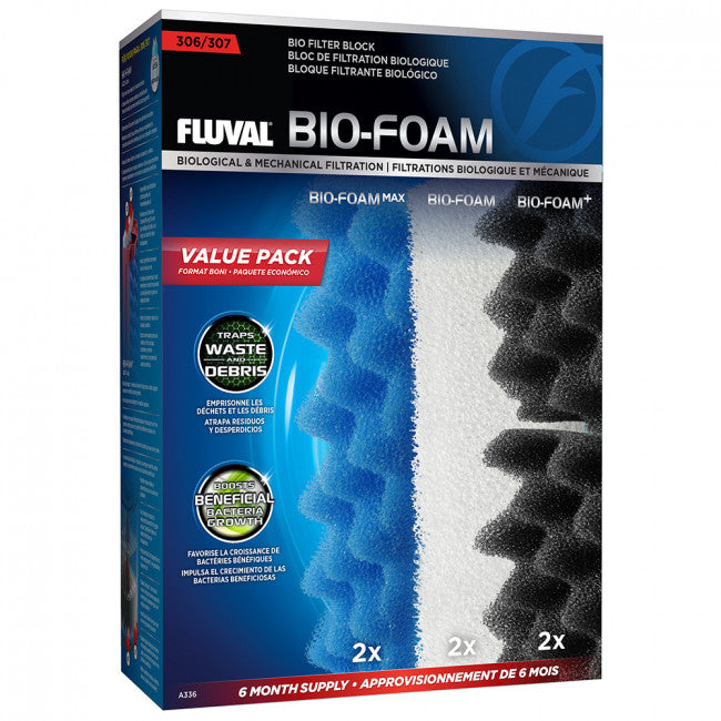 Fluval 307 Bio-Foam Value Pack Pack of 2