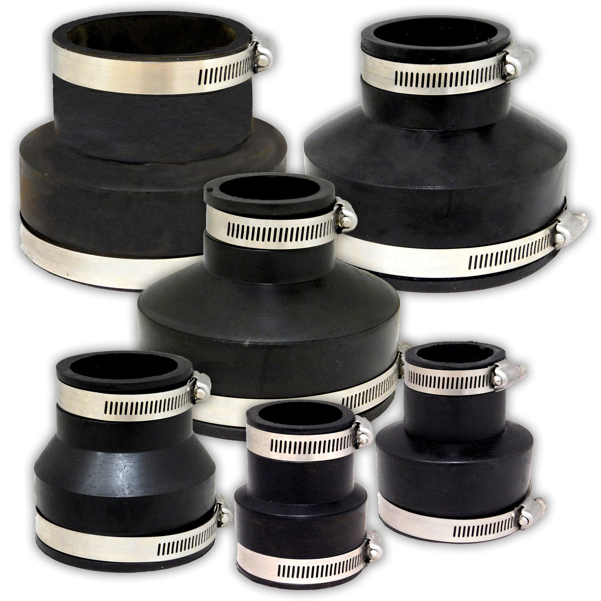 Rubber Pond Pipework Reducer Connectors