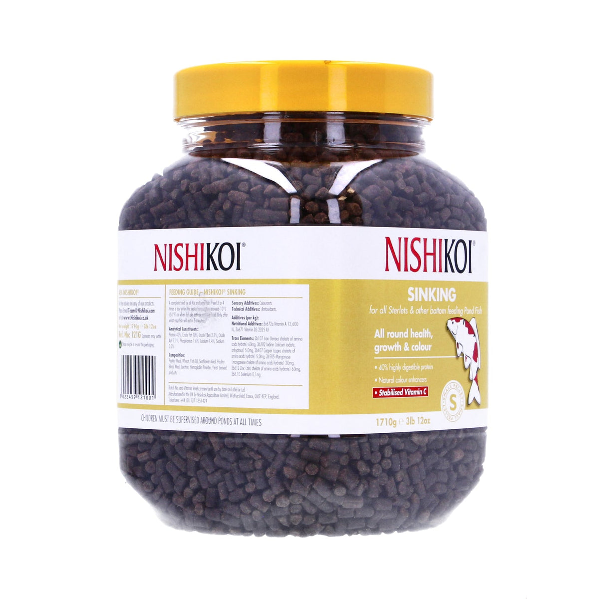 Nishikoi Protein Sinking Pellets for Pond Fish