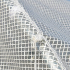 26' x 10' x 6.6' Large Walk in Tunnel Greenhouse Garden Plant Seed Green House Premium Steel Frame, White