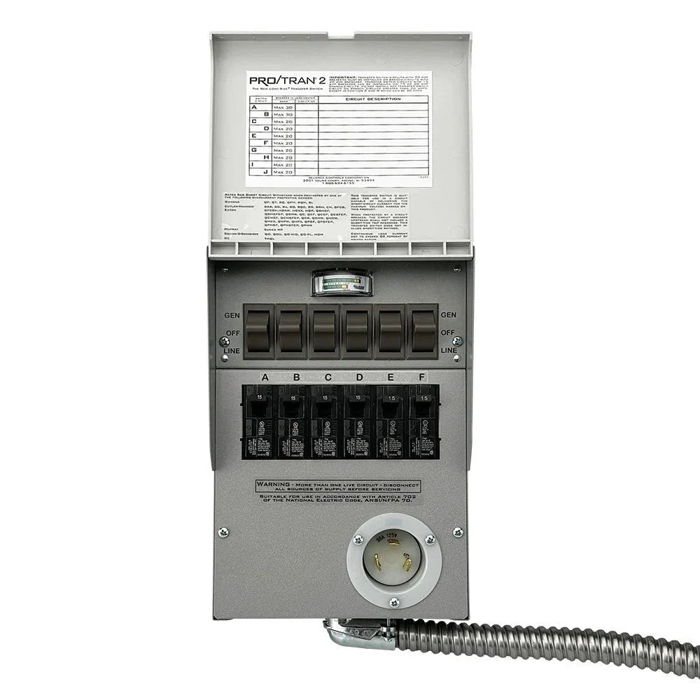 Jackery 125V 30A Manual Transfer Switch