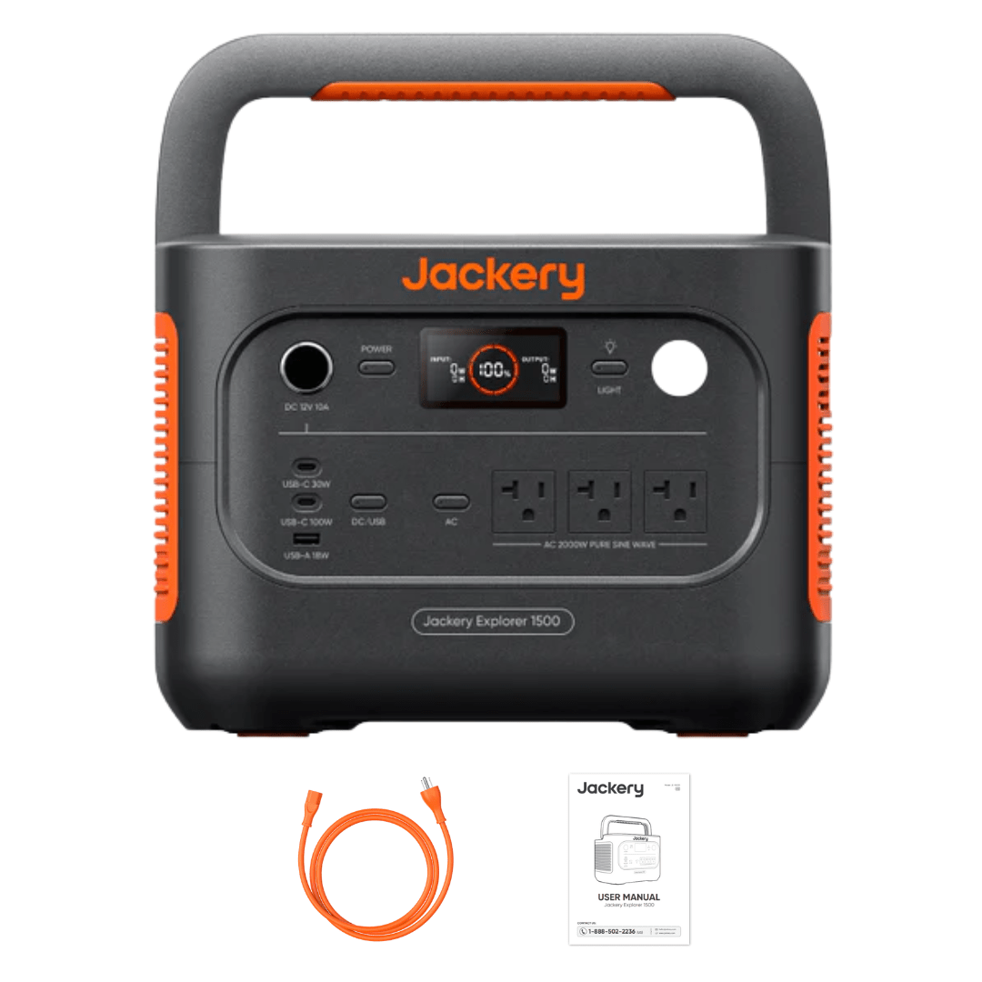 Jackery Explorer 1500 v2 Portable Power Station - Off Grid Stores