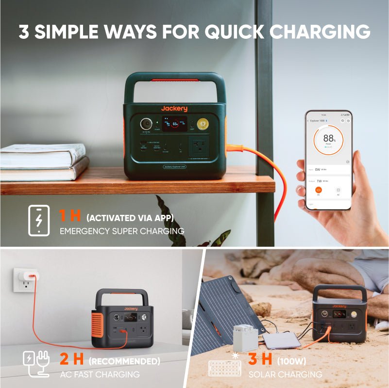 Jackery Explorer 240 v2 Portable Power Station (Refurbished)