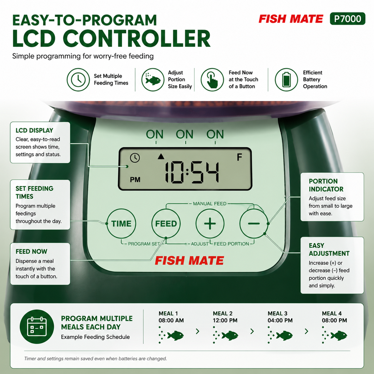Fish Mate P7000 Pond Fish Feeder