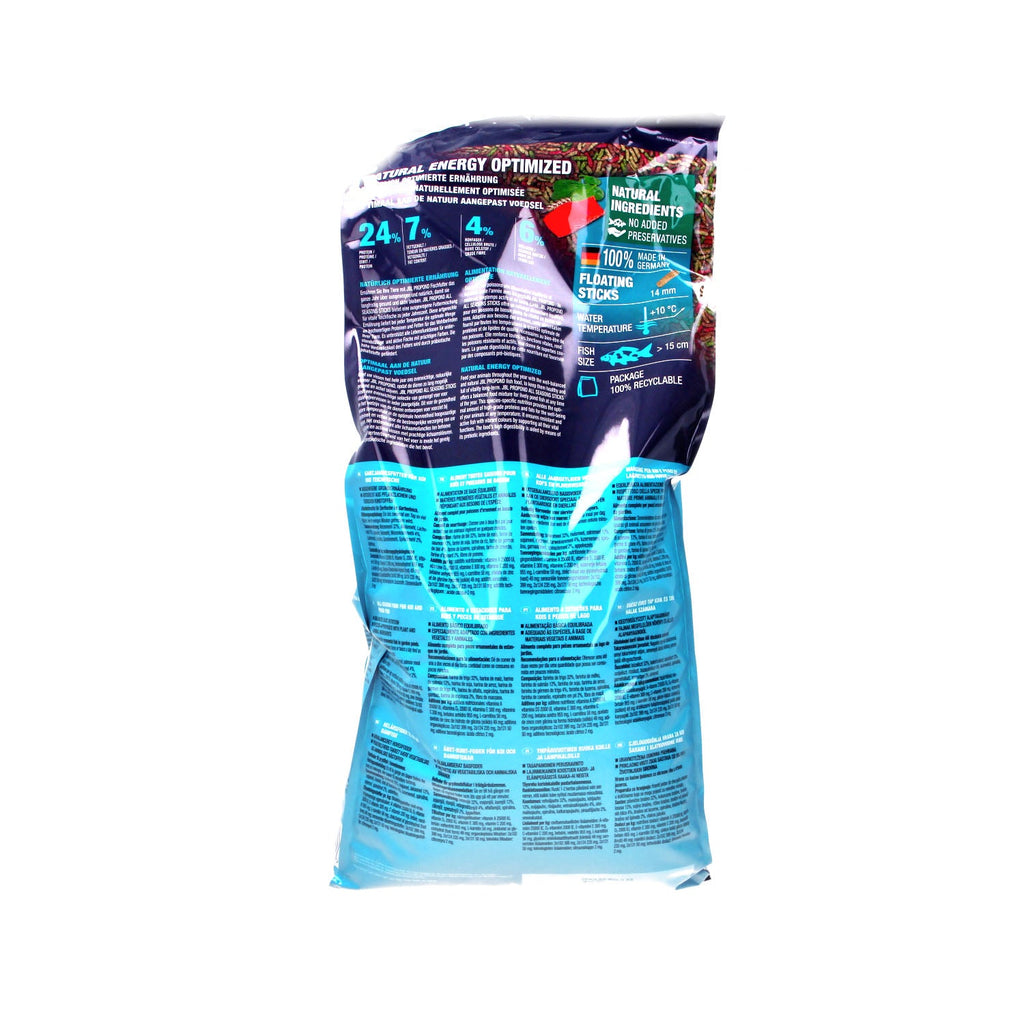 JBL ProPond All Seasons Pond Food Floating Sticks Pearls 5.8kg with Storage Bucket