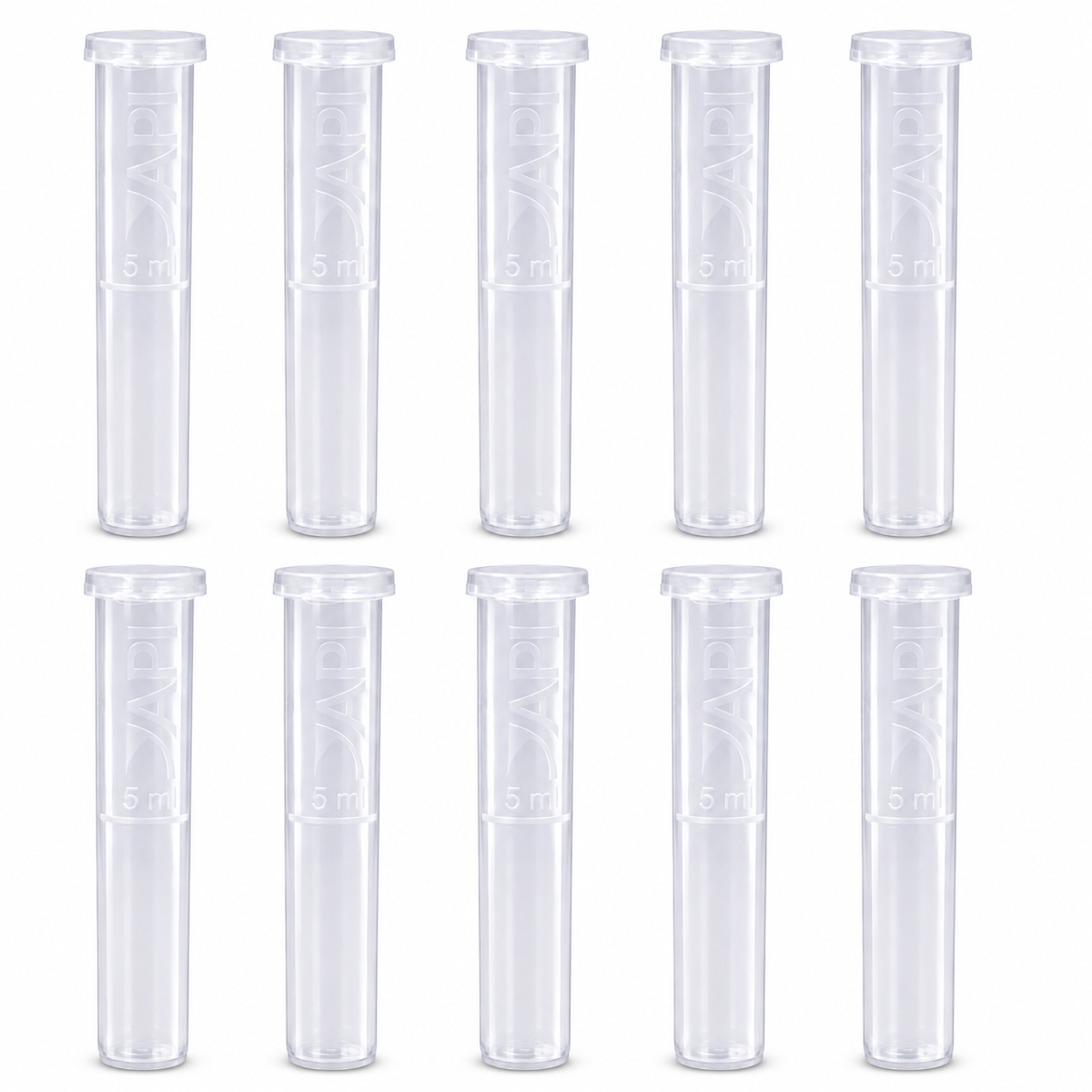 API Replacement Test Tubes with Screw Caps