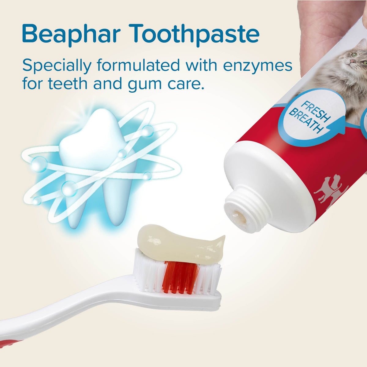 Beaphar Pet 2x Toothpaste with Enzymes for Cats & Dogs