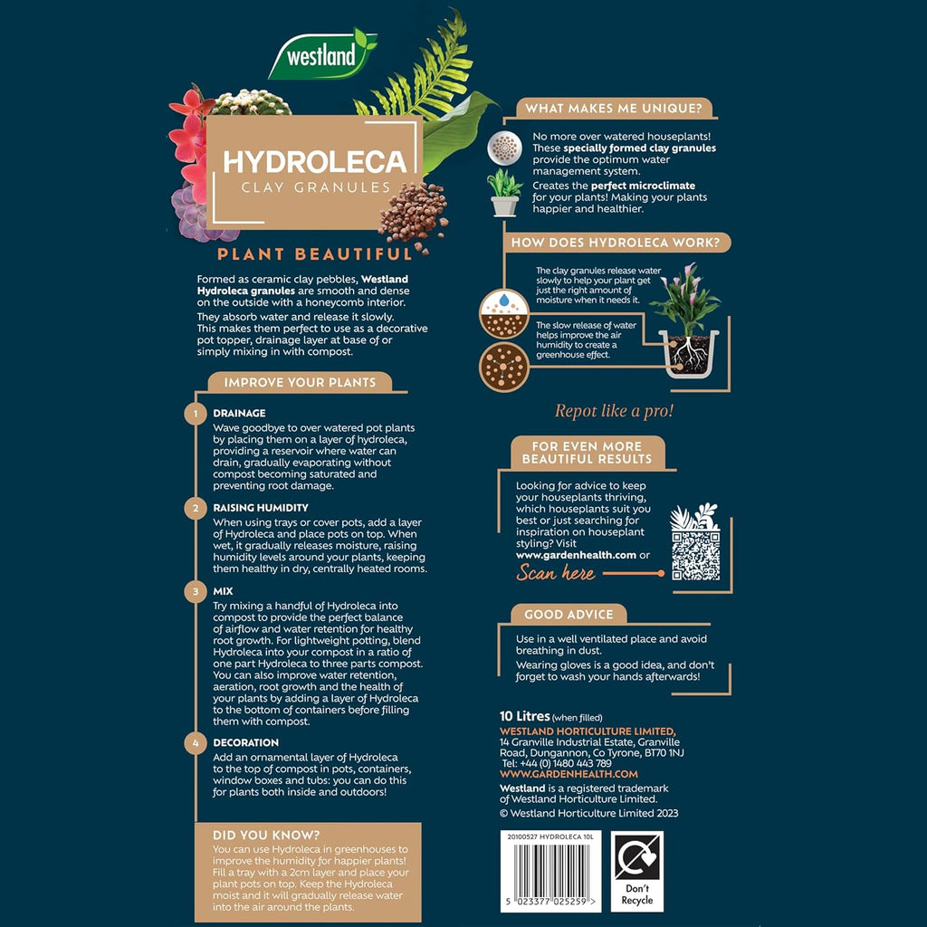 Westland Hydroleca 10L Clay Granules