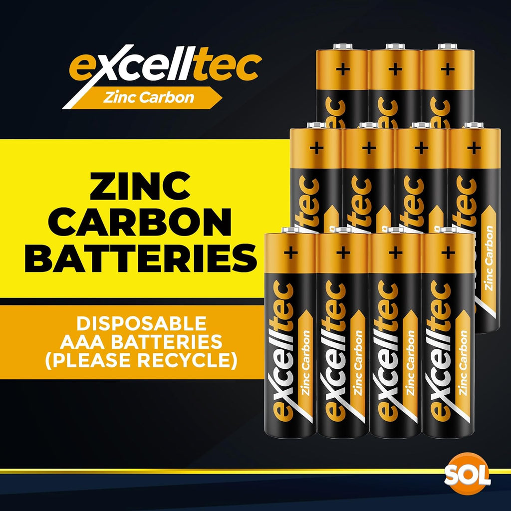 AA AAA Batteries | Heavy Duty 1.5v Long Life Battery Set | 20 Pack