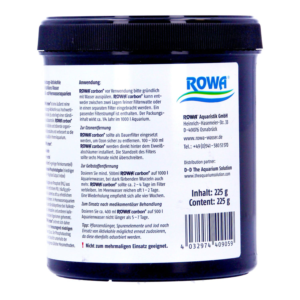 Rowa Carbon 500ml Activated Carbon for Aquariums
