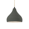 Open Box - Justice Design Group CER-6560-PWGN-MBLK-BEIG-TWST - Pendants Indoor Lighting