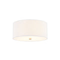 Open Box - Justice Design Group FAB-9735-WHTE-NCKL - Ceiling Fixtures Indoor Lighting