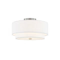 Open Box - Justice Design Group FAB-9772-WHTE-NCKL - Ceiling Fixtures Indoor Lighting