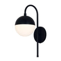 Open Box - Justice Design Group FSN-4157-OPAL-MBLK - Bathroom Fixtures Indoor Lighting