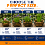 Aquacadabra Hessian Square Plant Basket Liners