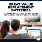 AA AAA Batteries | Heavy Duty 1.5v Long Life Battery Set | 20 Pack