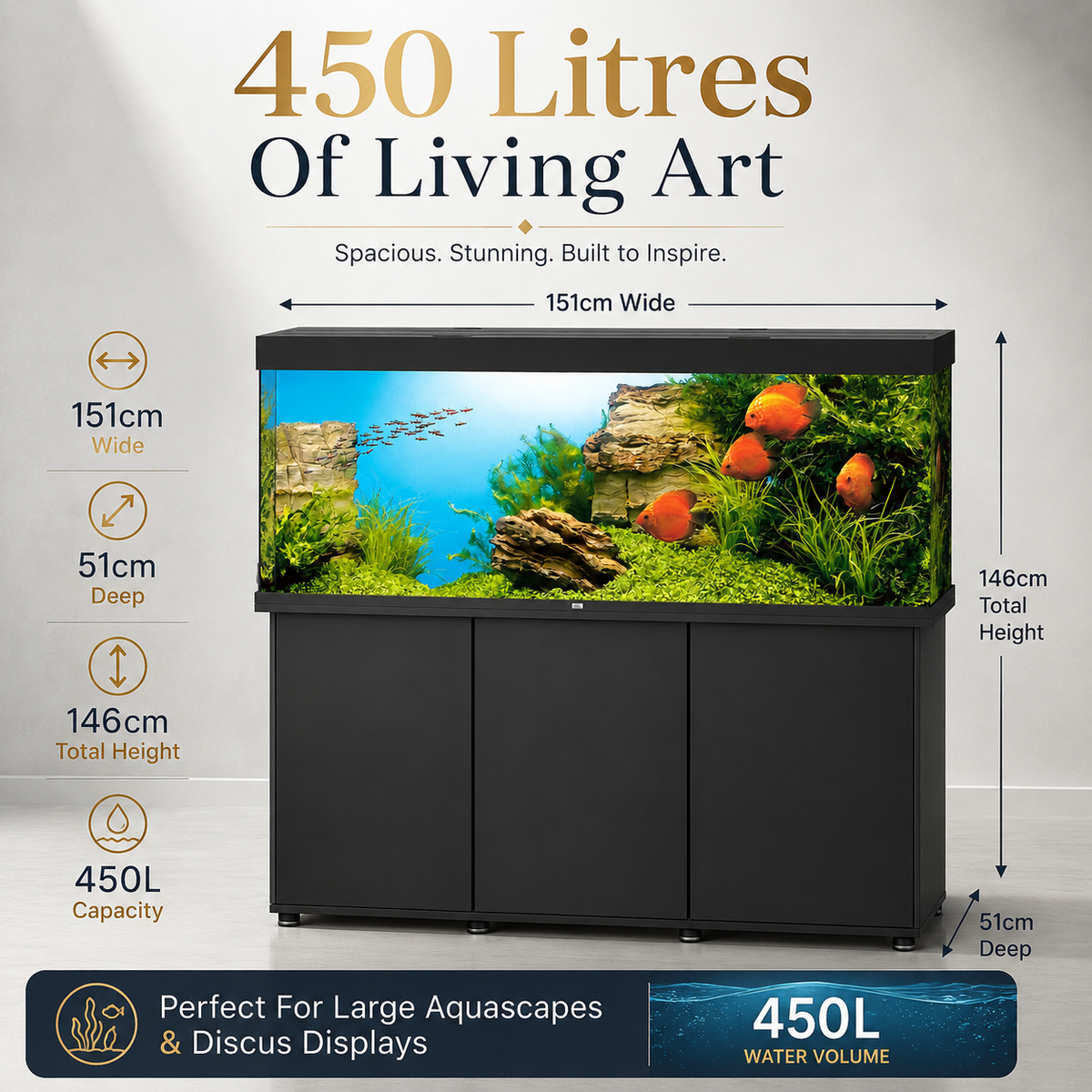 Juwel Rio 450 LED Tropical Aquarium & Cabinet