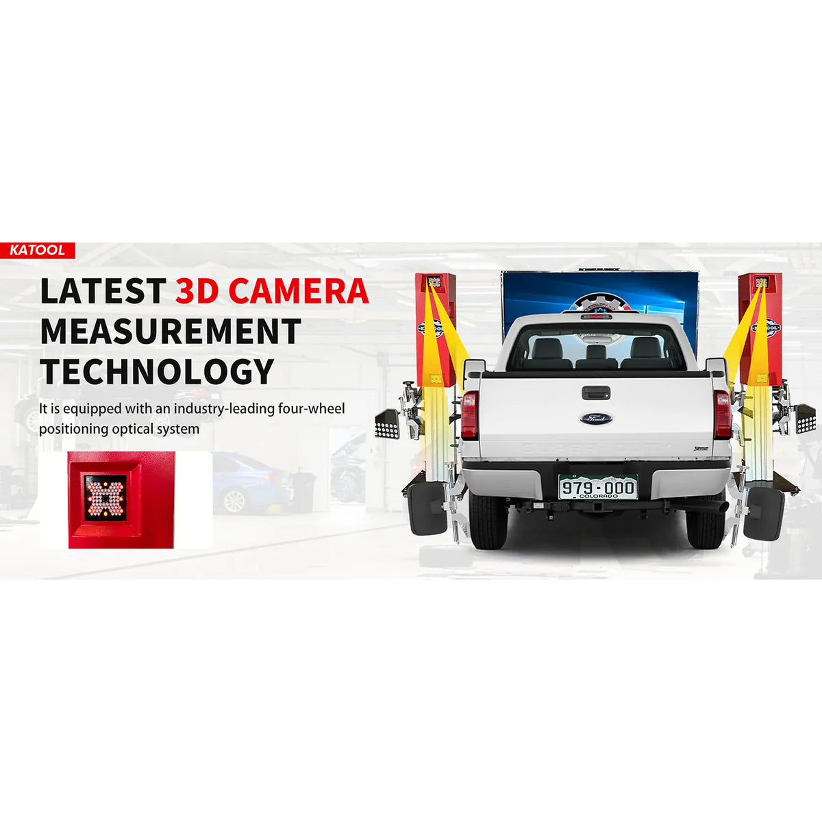 Katool KT-5DA 3D / 5D Wheel Alignment Machine with Real-Time Camera Imaging