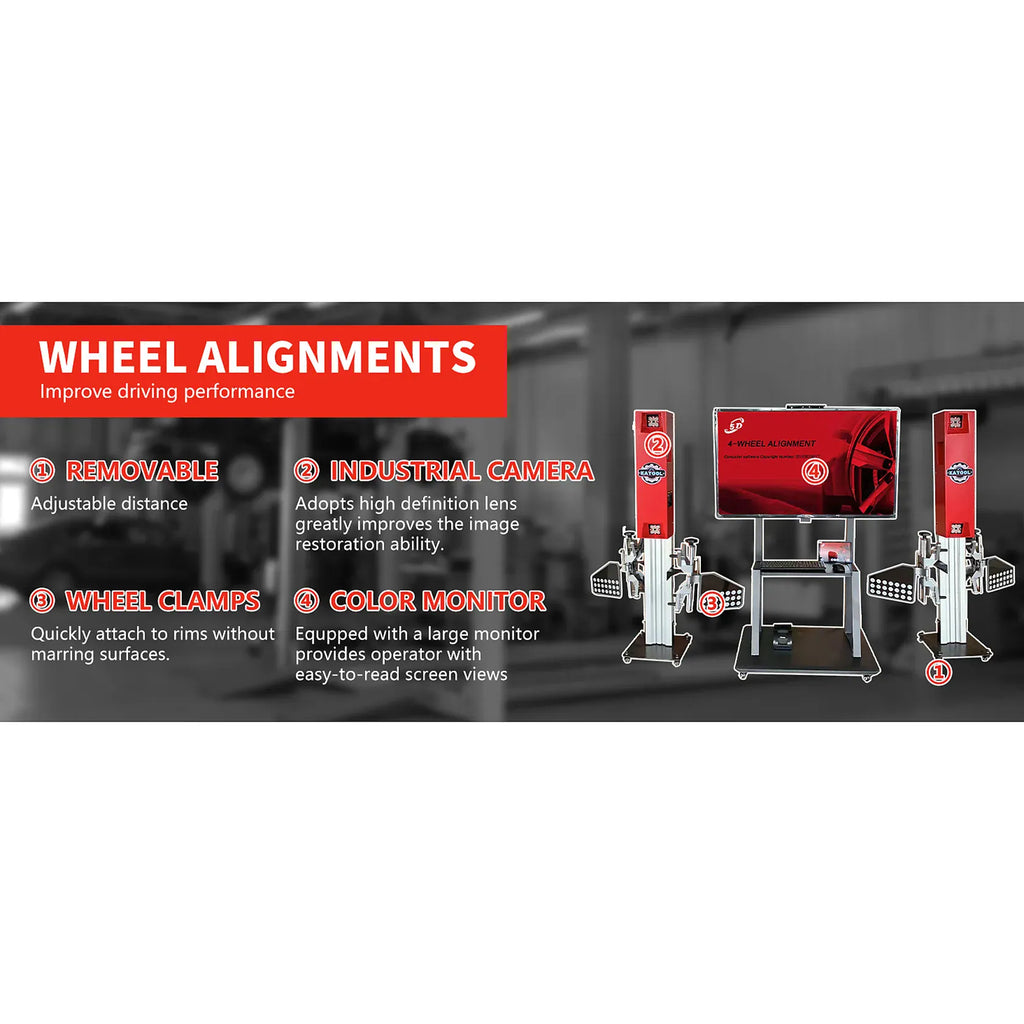 Katool KT-5DA 3D / 5D Wheel Alignment Machine with Real-Time Camera Imaging